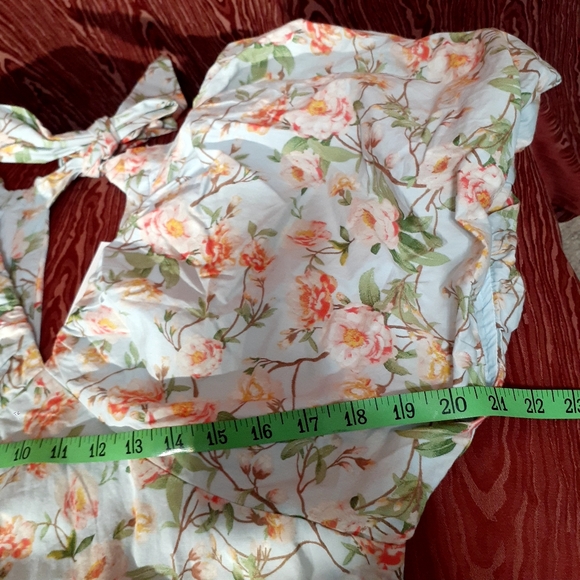 SOCIETY SOCIAL Croft & Barrow THE CHARLOTTE DRESS Maxi Floral Pockets Women's 12 - Picture 16 of 16